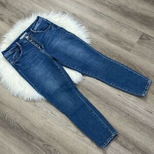 BCBGMaxAzria Button Fly Skinny Jeans